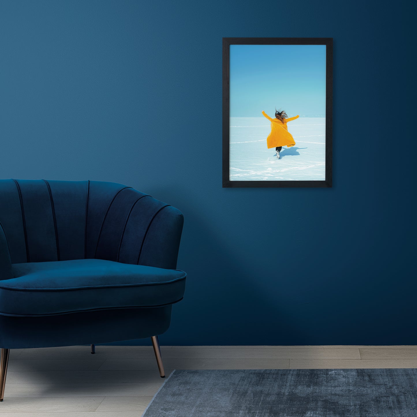 A2 Photo Frame with White Mat