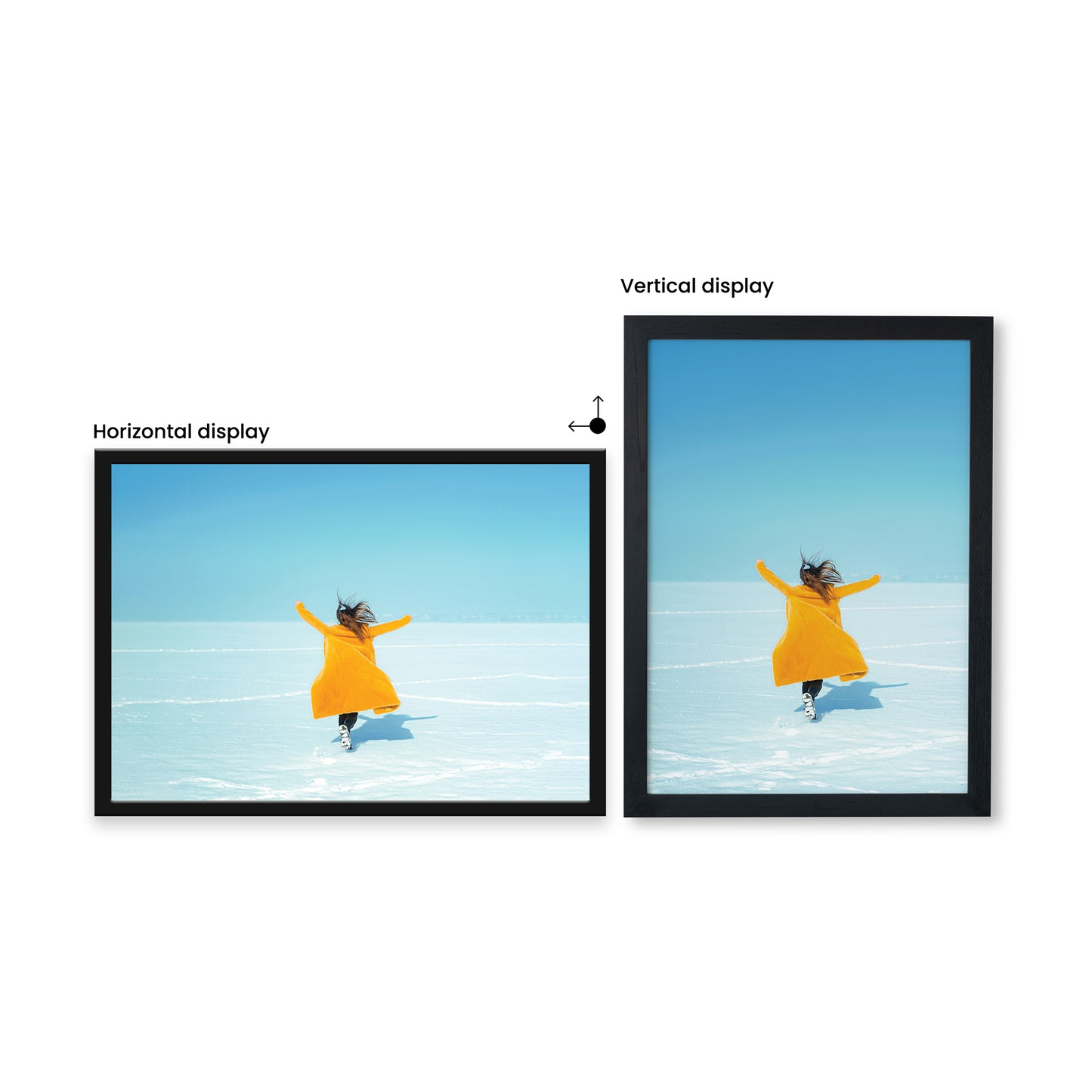 A2 Photo Frame with White Mat