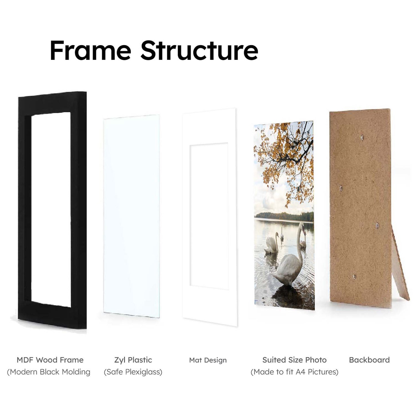 A4 Photo Frame - Set of 2